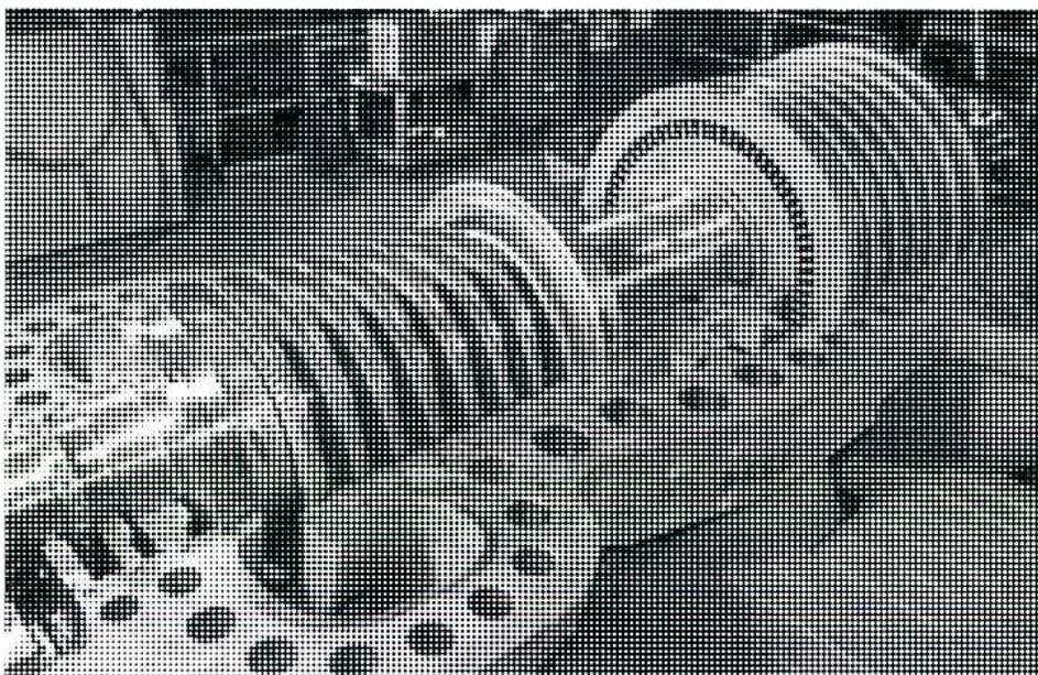 Photograph of a GE industrial turbine with the top casing removed.
