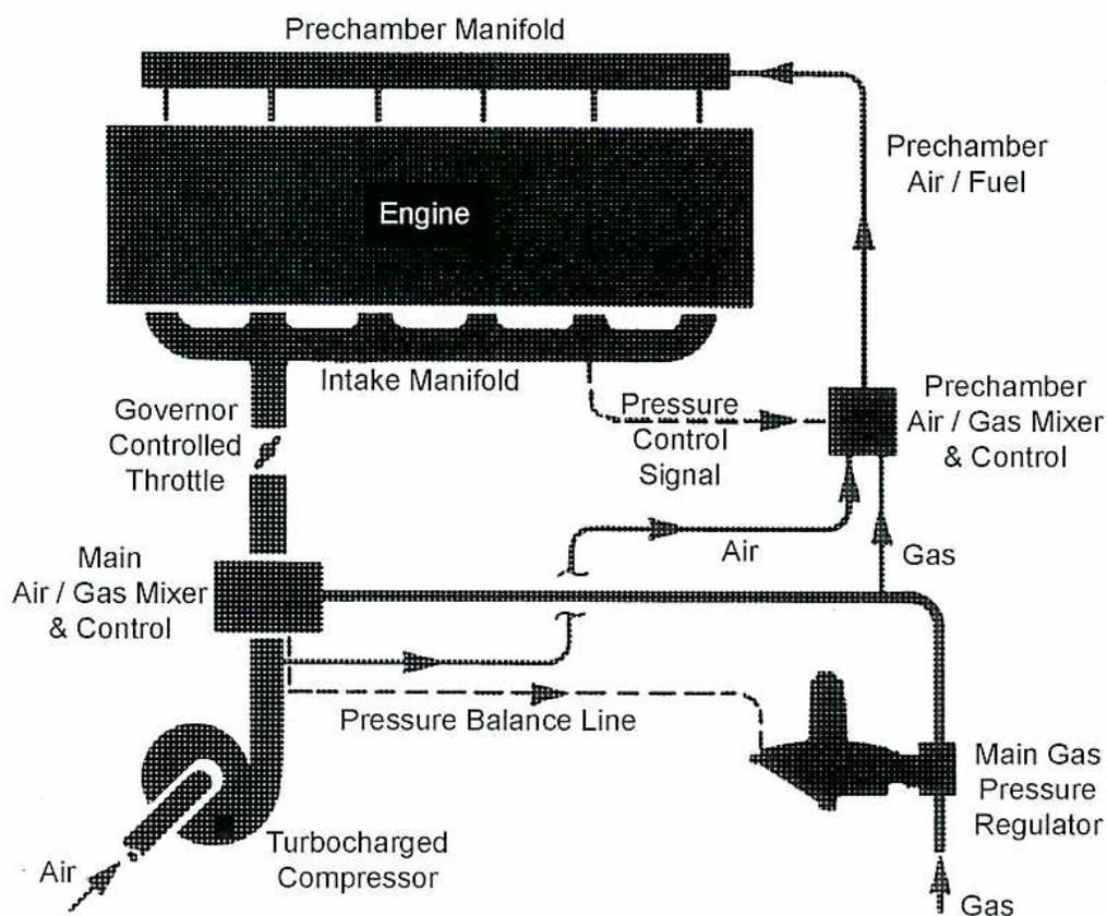 Schematic diagram of a Lean Burn Fuel System (Figure 12).