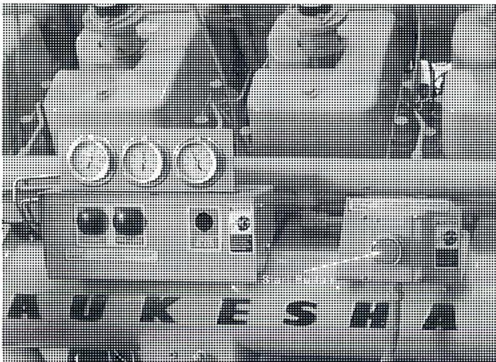 Photograph of a manual start panel with a 'DANGER' warning sign.