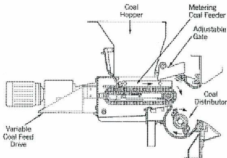 Diagram of a Chain Type Coal Feeder