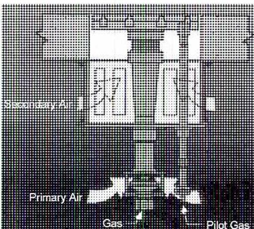 Figure 24: Premix Gas Burner diagram